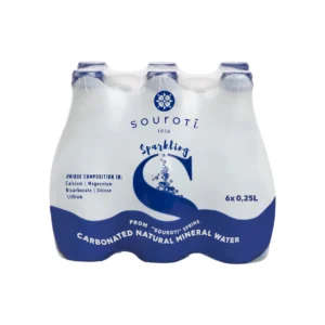 Souroti Water Sparkling 4/6X.25 Ltr