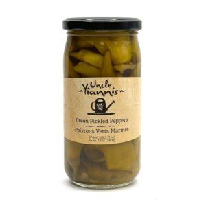 Uncle Yiannis Peppers Pickled Green (Pepperoncini) 370 Ml