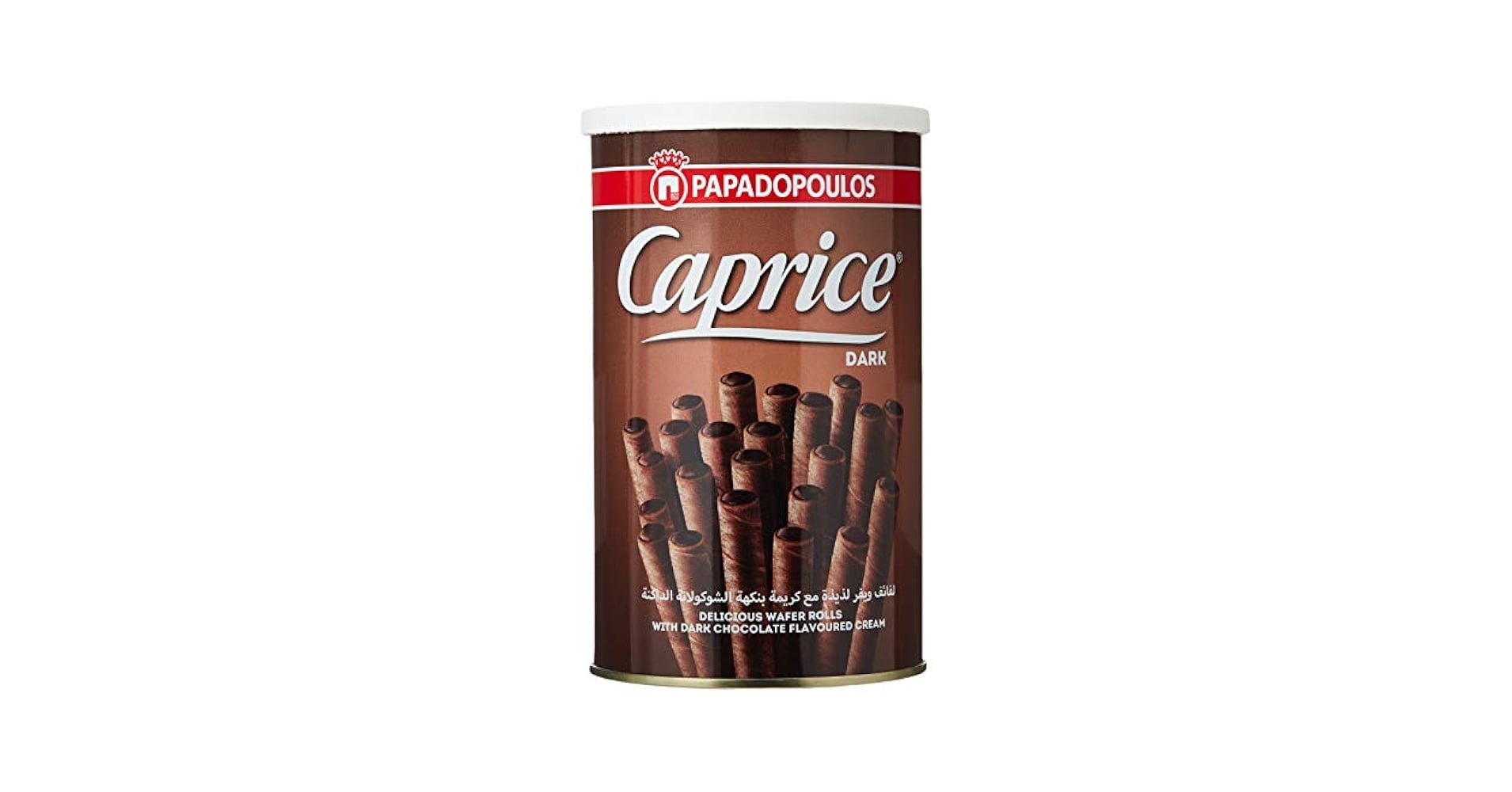 Papadopoulos Caprice dark chocolate wafer rolls