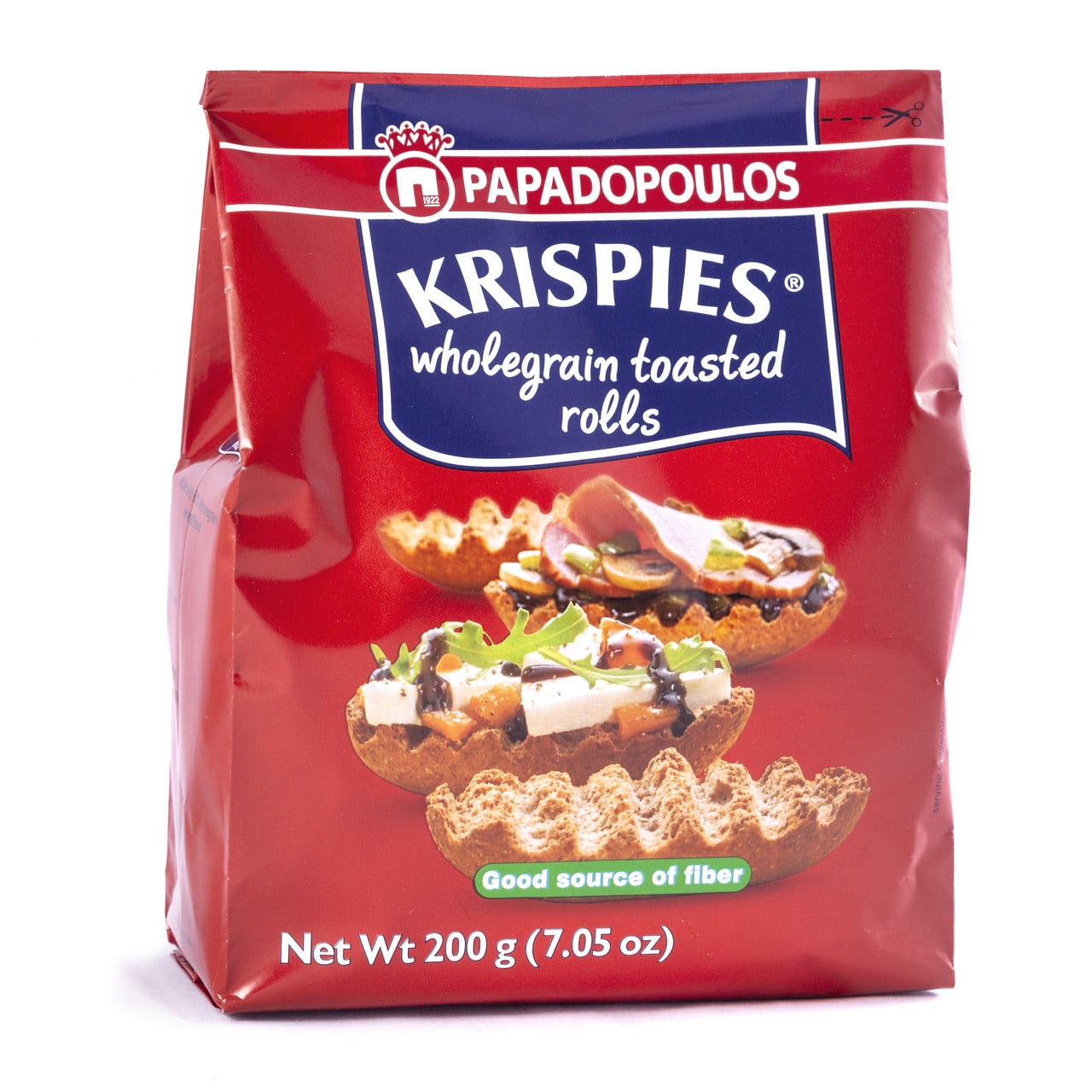 Papadopoulos Krispies wholegrain toasted rolls 200 g