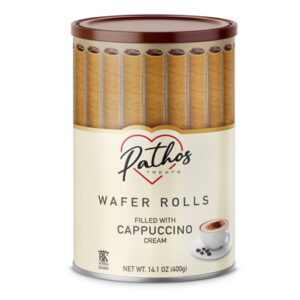 Pathos Treats Wafer Rolls Cappuccino Cream 12/14.1 Oz